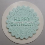 Alphabet Mould Cupcake Topper Happy Birthday With Firework