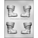 Chocoladevorm 3D Santa Boot