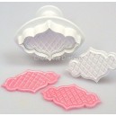 Pme Creative Plaque Embossing Cutter Trellis Raised & Quilt L
