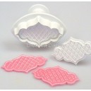 Pme Creative Plaque Embossing Cutter Trellis Raised & Quilt L