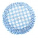 Culpitt Baking Cups Gingham Blue