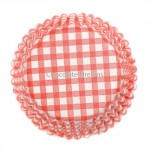 Culpitt Baking Cups Gingham Red