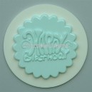 Alphabet Mould Cupcake Topper Happy Birthday