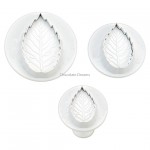 Stadter Rose Leaf Plunger Cutter Set/3