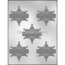 Chocoladevorm Sheriff Badge