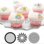 Cupcake/Cookie Texture Tops Geometric