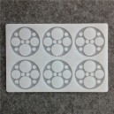 Siliconen Decoration Mold Round/Circle