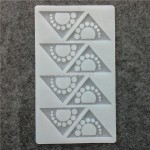 Siliconen Decoration Mold Triangle / Bow