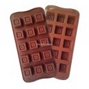 Siliconen Chocolate Mold Double Square