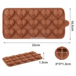 Siliconen chocolate mold geometric hearts