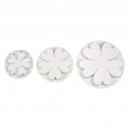 Waterlelie & Anjer Plunger Cutter Set/3