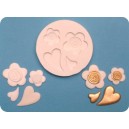 FPC Mold Hearts & Flowers